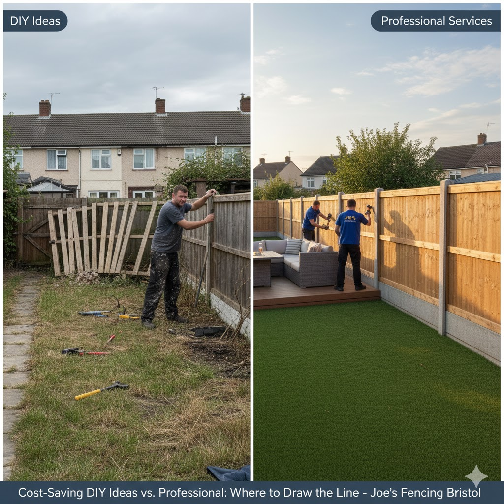 * Comparison of DIY garden tasks vs professional landscaping services