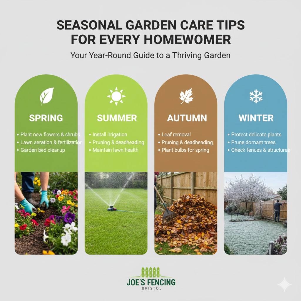 [Four seasons of garden maintenance in Bristol]