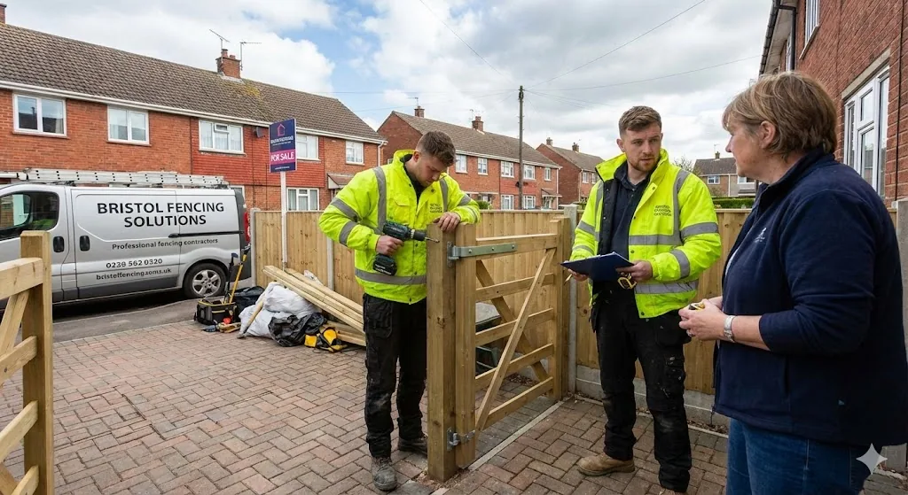 [Cost comparison of garden and driveway gate installation in Bristol]
