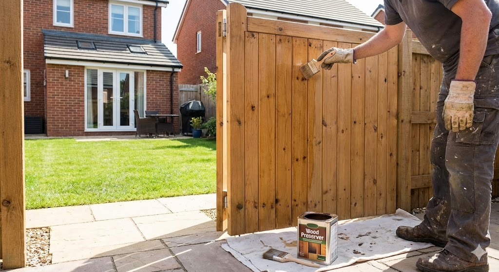 [Maintenance tips for lubricating garden gate hinges]