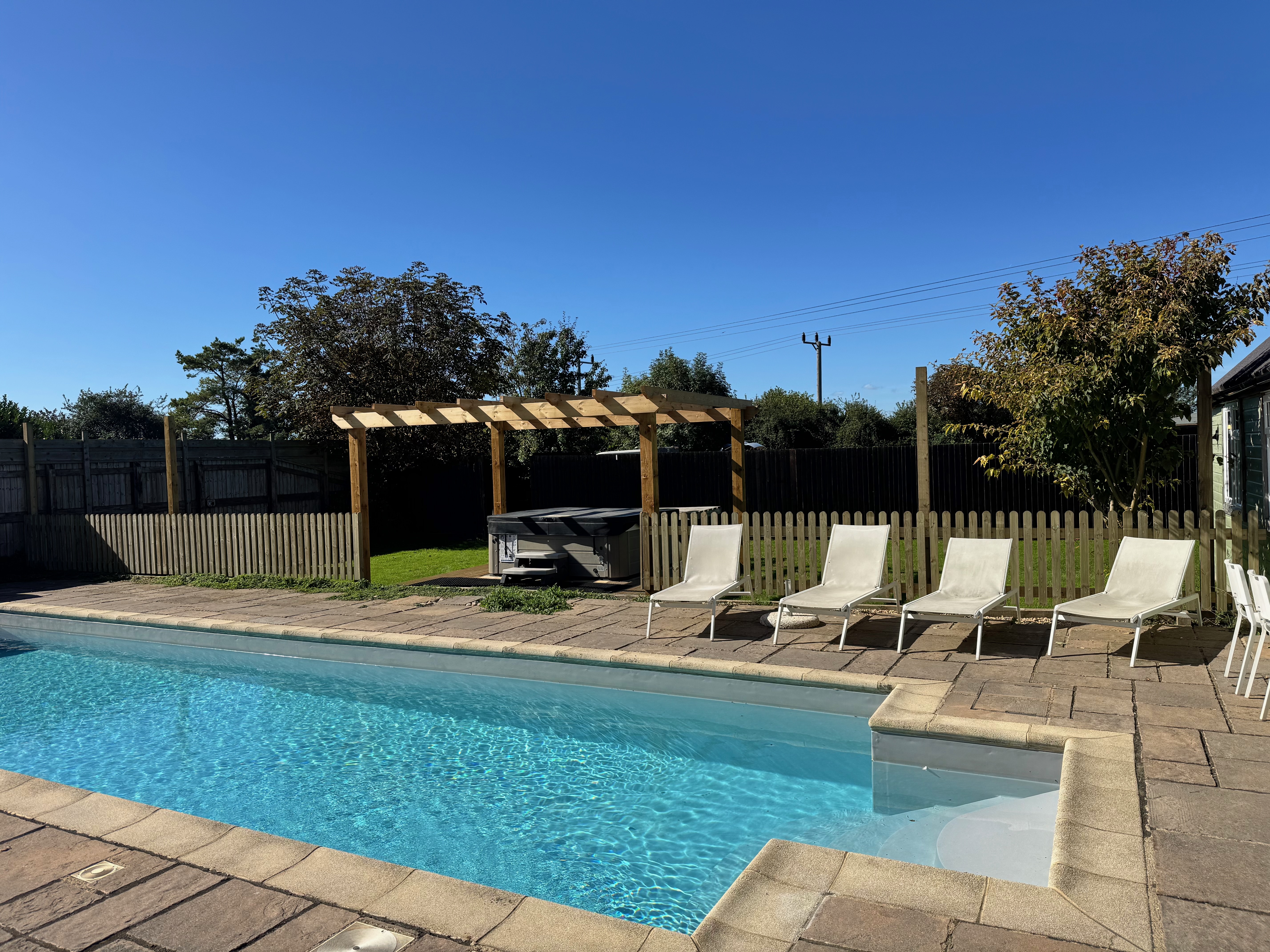 Picket fencing and pergola install