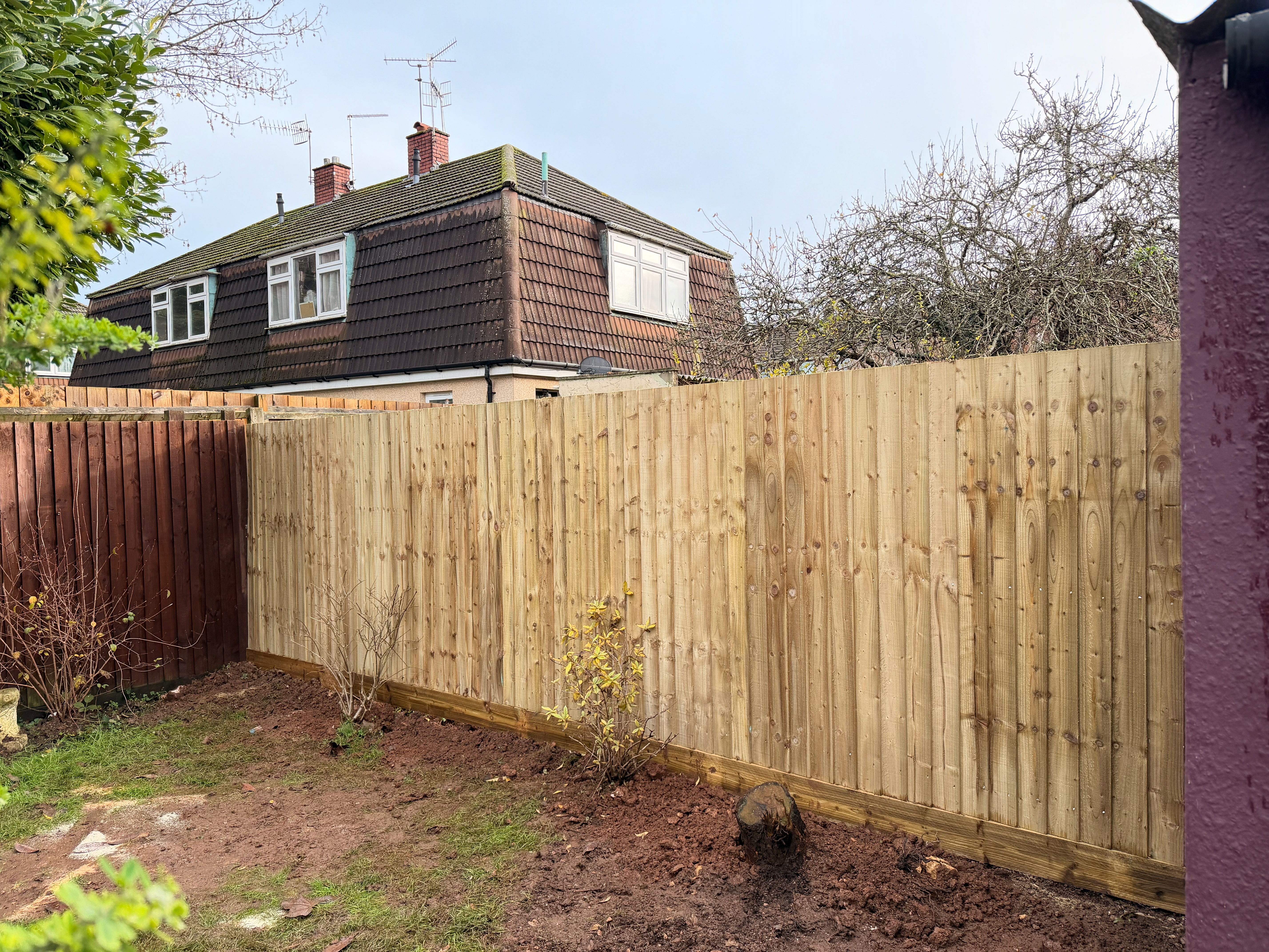 featheredge fencing