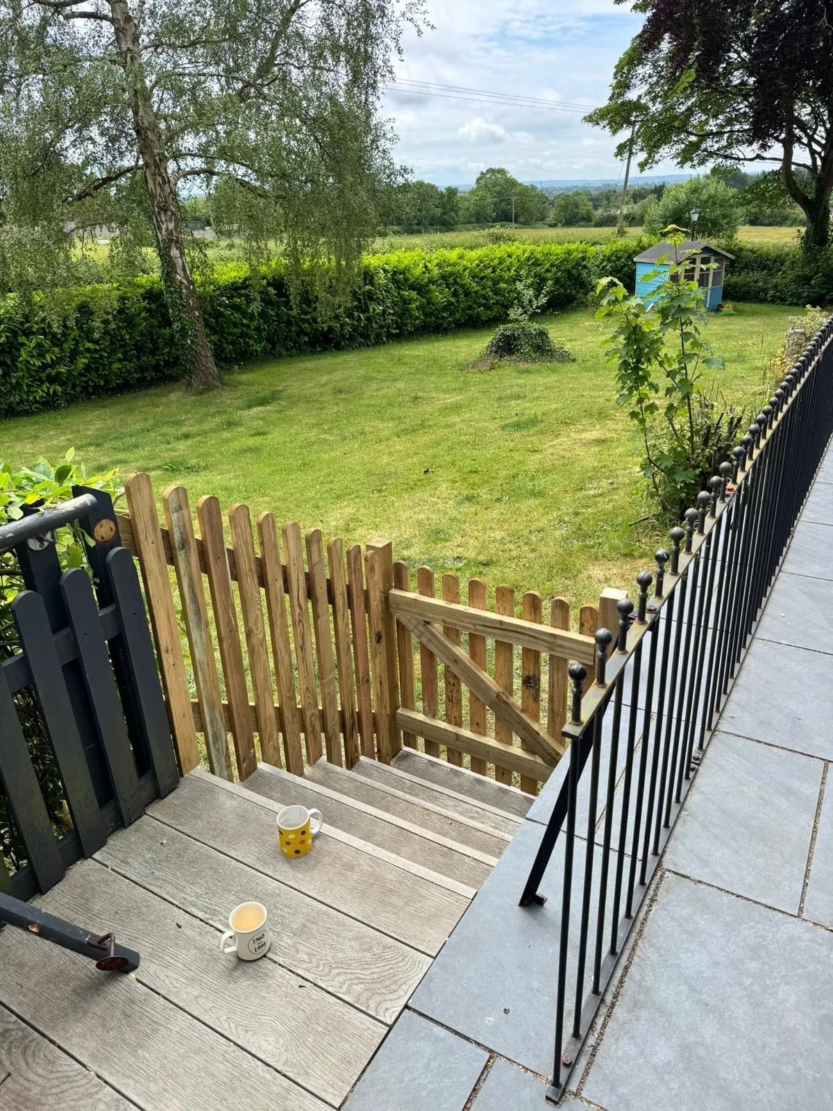 Traditional Picket Garden Gate