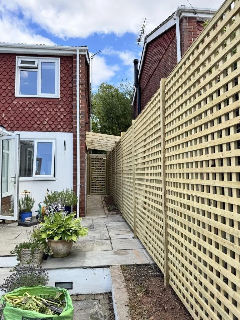 Full-Height Trellis Screening