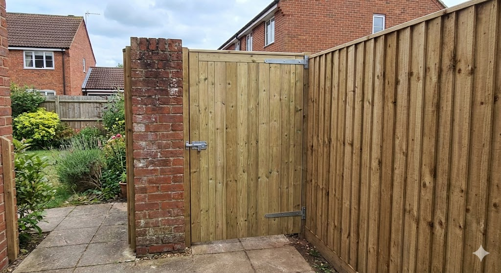 Secure side gate installation Bristol with heavy-duty lock system